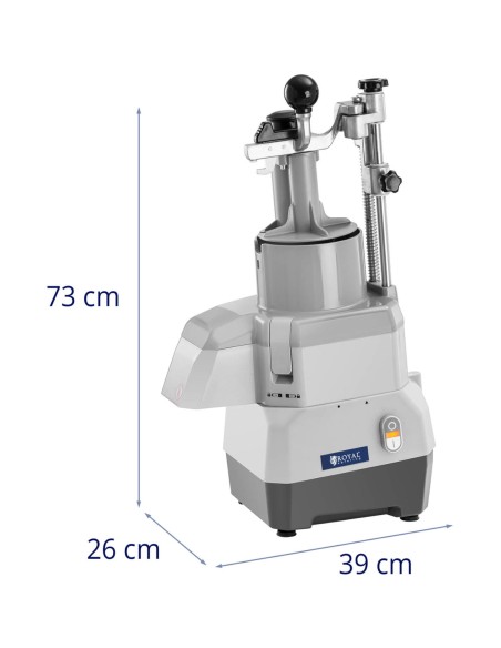 Elektrinė pjaustyklė daržovėms ir vaisiams dm. 174 mm 4 peiliai 735 W Elektrinė pjaustyklė daržovėms ir vaisiams dm. 174 mm 4 peiliai 735 W