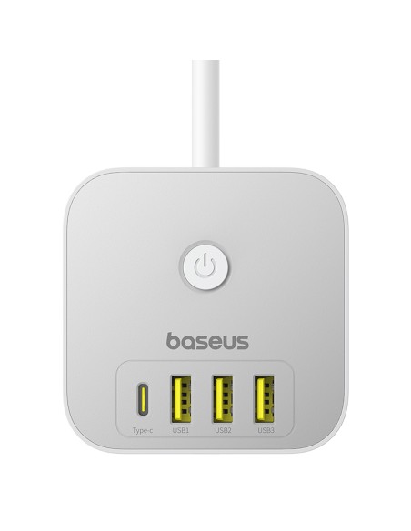 
7 viename maitinimo juosta KOSTKA PowerCombo 3x AC / 3x USB-A / 1x USB-C 20W 1,5 m - balta
