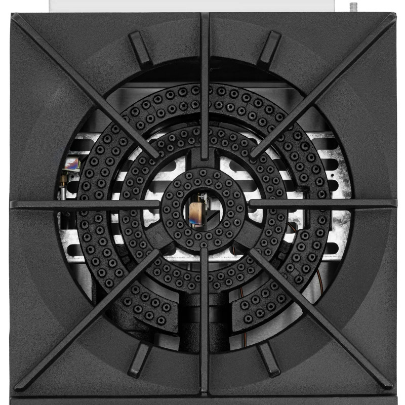 Pramoninė dujinė viryklė 2 degikliai 1 šildymo zona 14 kW