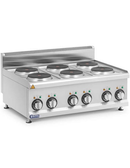 Elektrinė viryklė, 6 šildymo zonos, skersmuo 19 cm 12 kW 400 V
 
Elektrinė viryklė, 6 šildymo zonos, skersmuo 19 cm 12 kW 400 V