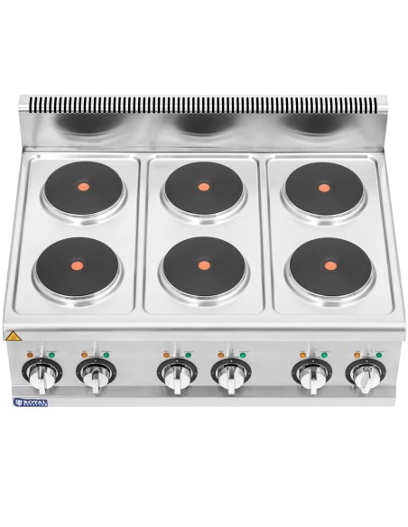 Elektrinė viryklė, 6 šildymo zonos, skersmuo 19 cm 12 kW 400 V
 
Elektrinė viryklė, 6 šildymo zonos, skersmuo 19 cm 12 kW 400 V