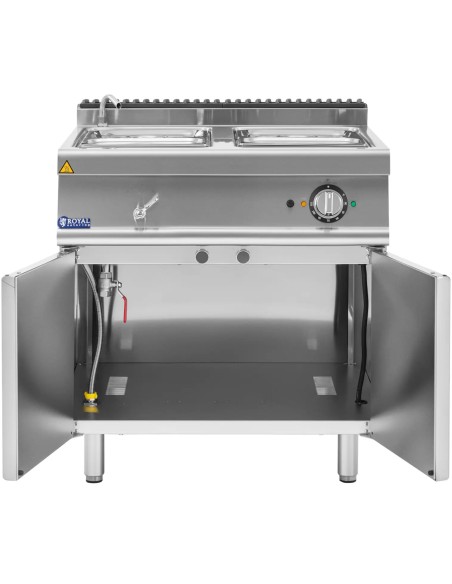 
Elektrinė vandens vonia su čiaupo spintele 2x GN 1/ 2 2x GN 1/ 3 6000 W
