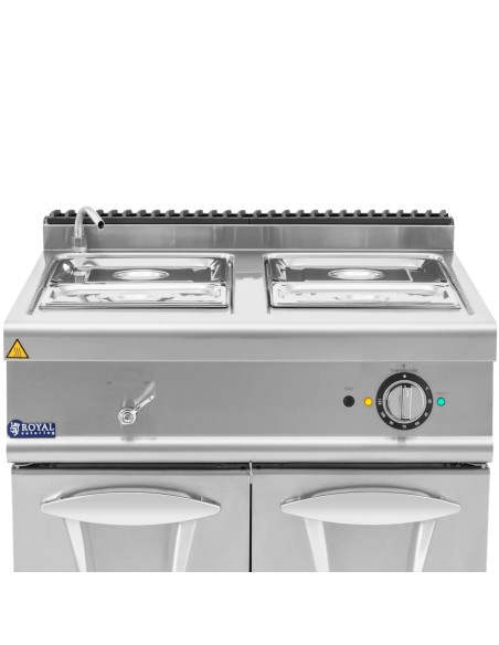 
Elektrinė vandens vonia su čiaupo spintele 2x GN 1/ 2 2x GN 1/ 3 6000 W
