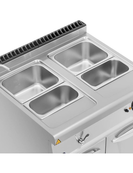 
Elektrinė vandens vonia su čiaupo spintele 2x GN 1/ 2 2x GN 1/ 3 6000 W
