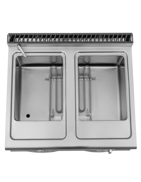 
Elektrinė vandens vonia su čiaupo spintele 2x GN 1/ 2 2x GN 1/ 3 6000 W
