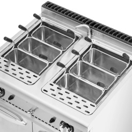 
Makaronų viryklė, makaronų gaminimo aparatas, propanas butanas / LPG / gamtinės dujos, 4 x 4 kW
