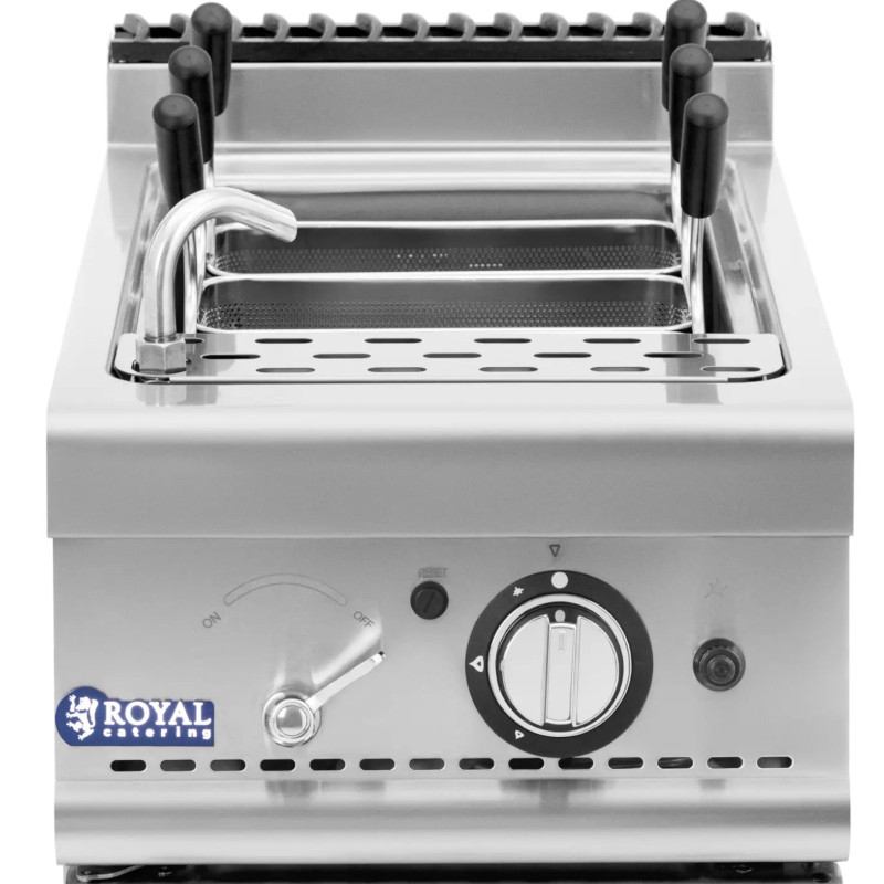 Makaronų viryklė, makaronų gaminimo aparatas, propanas butanas / LPG / gamtinės dujos, 2 x 4 kW