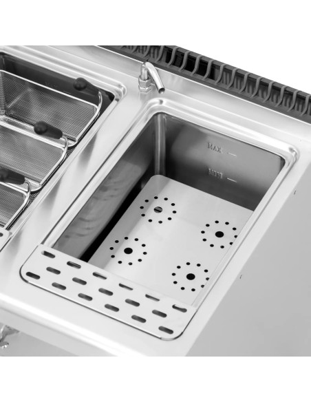 Makaronų viryklė elektrinė makaronų viryklė 18 kW 400 V
 
Makaronų viryklė elektrinė makaronų viryklė 18 kW 400 V