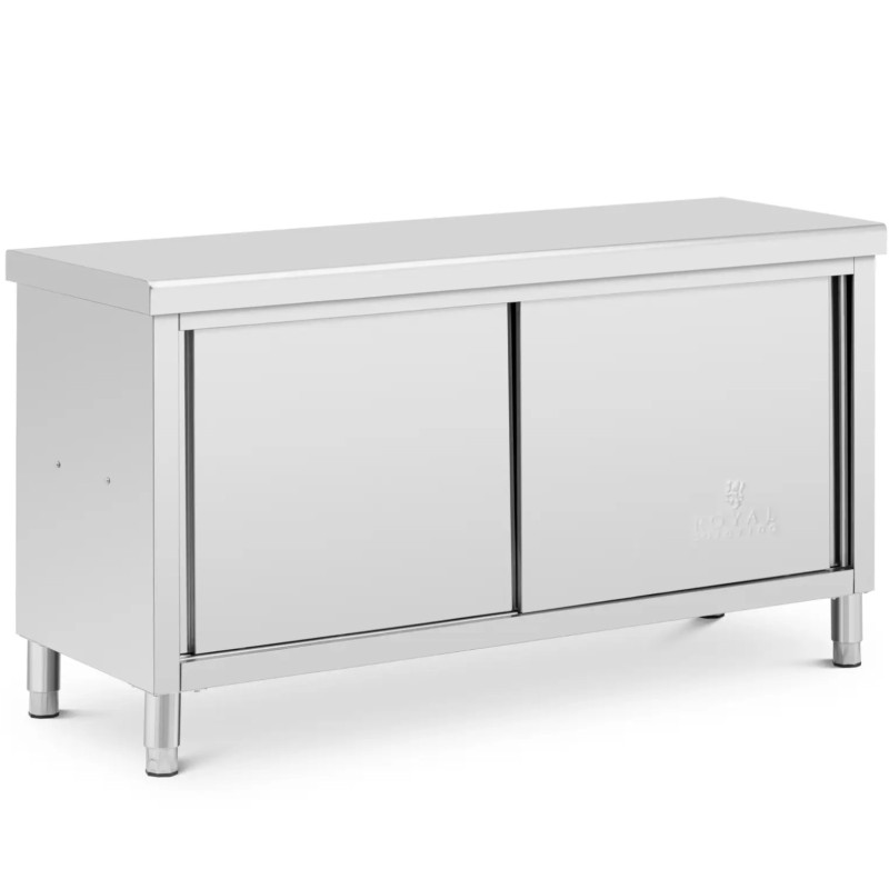 Stalas, centrinis stalviršis su praleidžiama spintele, 160 x 60 cm STAL