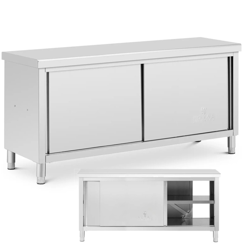 
Stalas, centrinis stalviršis su praleidžiama spintele, 180 x 60 cm, STAL
