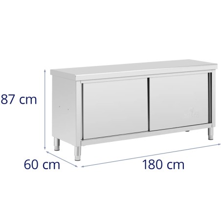 Stalas, centrinis stalviršis su praleidžiama spintele, 180 x 60 cm, STAL
 
Stalas, centrinis stalviršis su praleidžiama spintele, 180 x 60 cm, STAL