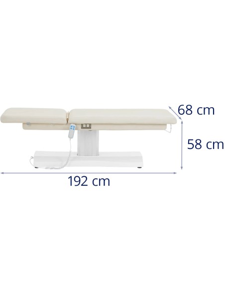 LIMOGES elektrinio masažo stalo lova 2 varikliai 300 W - balta
 
LIMOGES elektrinio masažo stalo lova 2 varikliai 300 W - balta