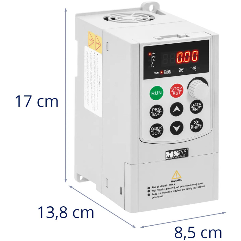 VFD dažnio keitiklis 500 Hz 1500 W 400 V