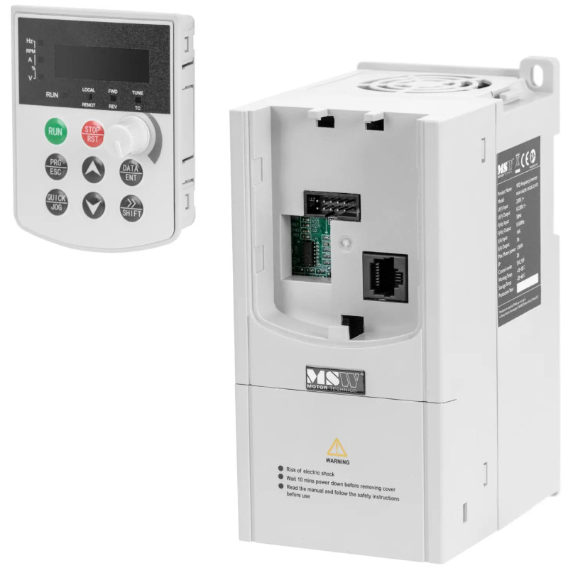 VFD dažnio keitiklis 500 Hz 1500 W 230 V