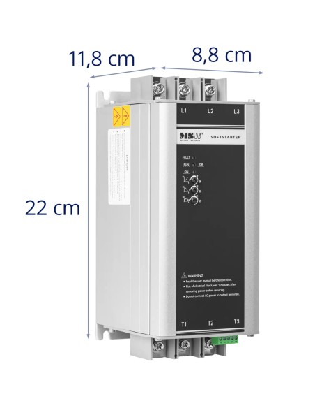 Minkštas starteris švelniam 45 A 22 kW 400 V variklių paleidimui
 
Minkštas starteris švelniam 45 A 22 kW 400 V variklių paleidimui
