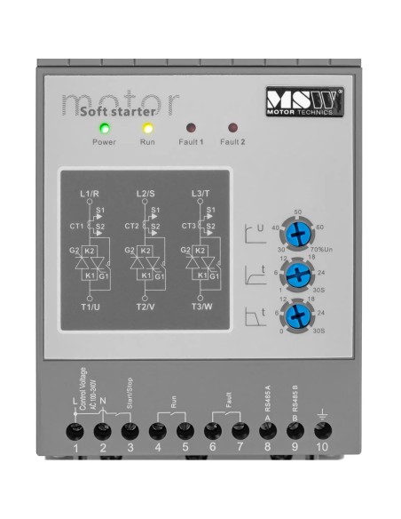 Minkštas starteris švelniam variklių paleidimui 3 A 1,5 kW 400 / 100-240 V
 
Minkštas starteris švelniam variklių paleidimui 3 A 1,5 kW 400 / 100-240 V