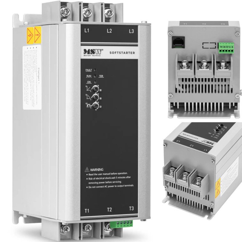 
Minkštas paleidiklis minkštam variklių paleidimui 25 A 11 kW 400 V
