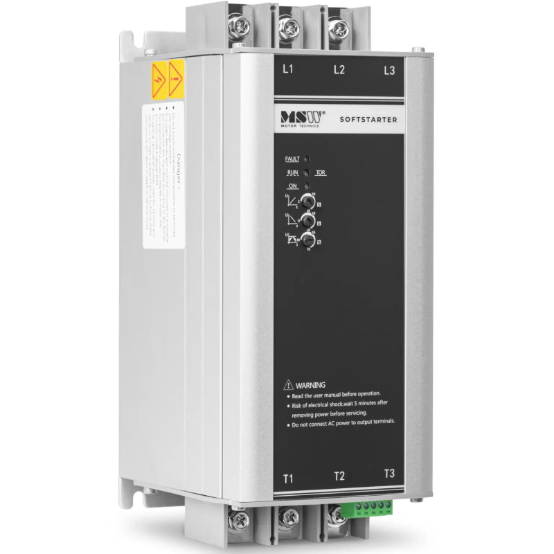 Minkštas starteris švelniam variklių paleidimui 13 A 5,5 kW 400 V