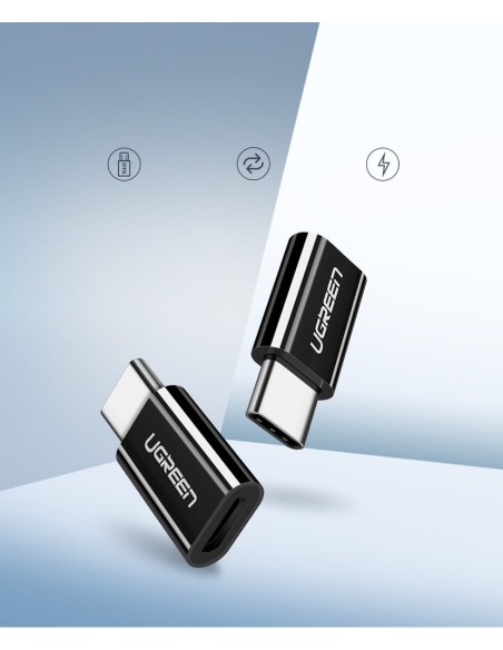 Mikro USB į USB-C adapteris – juodas
 
Mikro USB į USB-C adapteris – juodas
