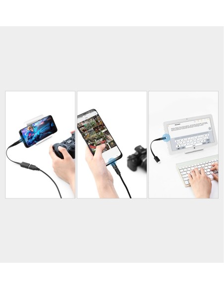 Mikro USB į USB-C adapteris – juodas
 
Mikro USB į USB-C adapteris – juodas