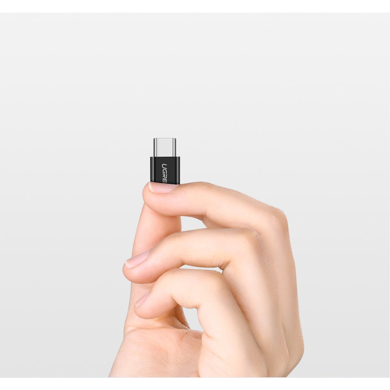 Mikro USB į USB-C adapteris – juodas