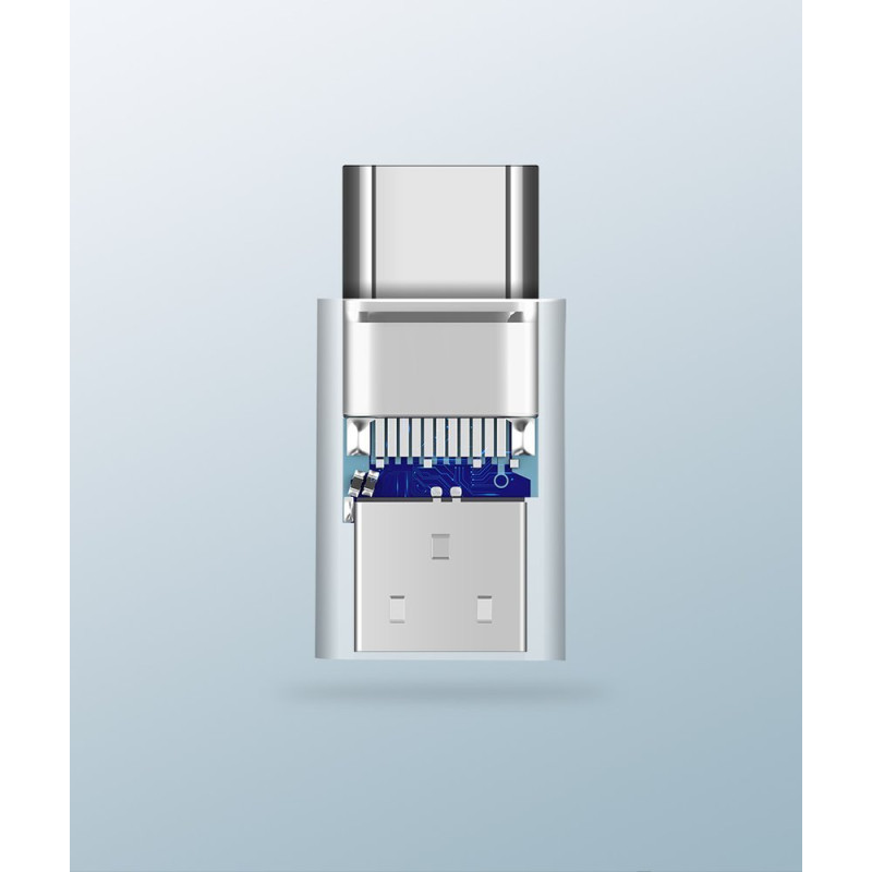 Mikro USB į USB-C adapteris – juodas