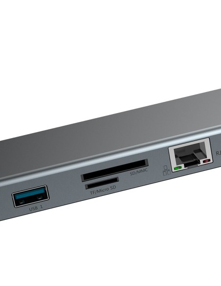 Prijungimo stotelė Apple MacBook HUB adapteriui 10in1 Prijungimo stotelė Apple MacBook HUB adapteriui 10in1