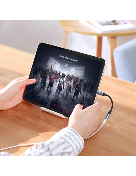 Ausinių adapterio mini lizdas 3,5 mm (moteris) - USB-C (vyriškas) 10 cm - pilkas
 
Ausinių adapterio mini lizdas 3,5 mm (moteris) - USB-C (vyriškas) 10 cm - pilkas