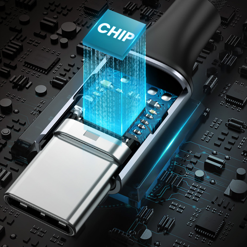 Ausinių adapterio mini lizdas 3,5 mm (moteris) - USB-C (vyriškas) 10 cm - pilkas