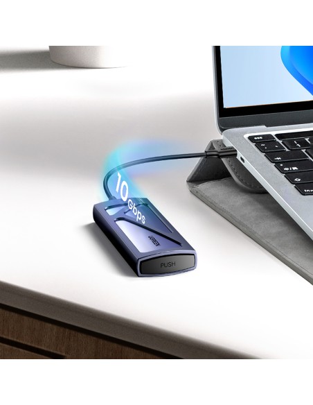 M.2 NVMe 10Gbps disko lizdo dėklas + USB-C – USB-A / USB-C – USB-C laidas – juodas
 
M.2 NVMe 10Gbps disko lizdo dėklas + USB-C – USB-A / USB-C – USB-C laidas – juodas