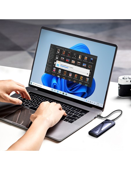 M.2 NVMe 10Gbps disko lizdo dėklas + USB-C – USB-A / USB-C – USB-C laidas – juodas
 
M.2 NVMe 10Gbps disko lizdo dėklas + USB-C – USB-A / USB-C – USB-C laidas – juodas