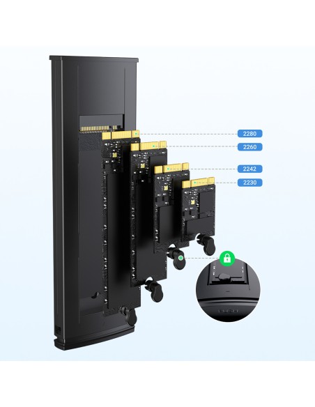 M.2 NVMe 10Gbps disko lizdo dėklas + USB-C – USB-A / USB-C – USB-C laidas – juodas
 
M.2 NVMe 10Gbps disko lizdo dėklas + USB-C – USB-A / USB-C – USB-C laidas – juodas
