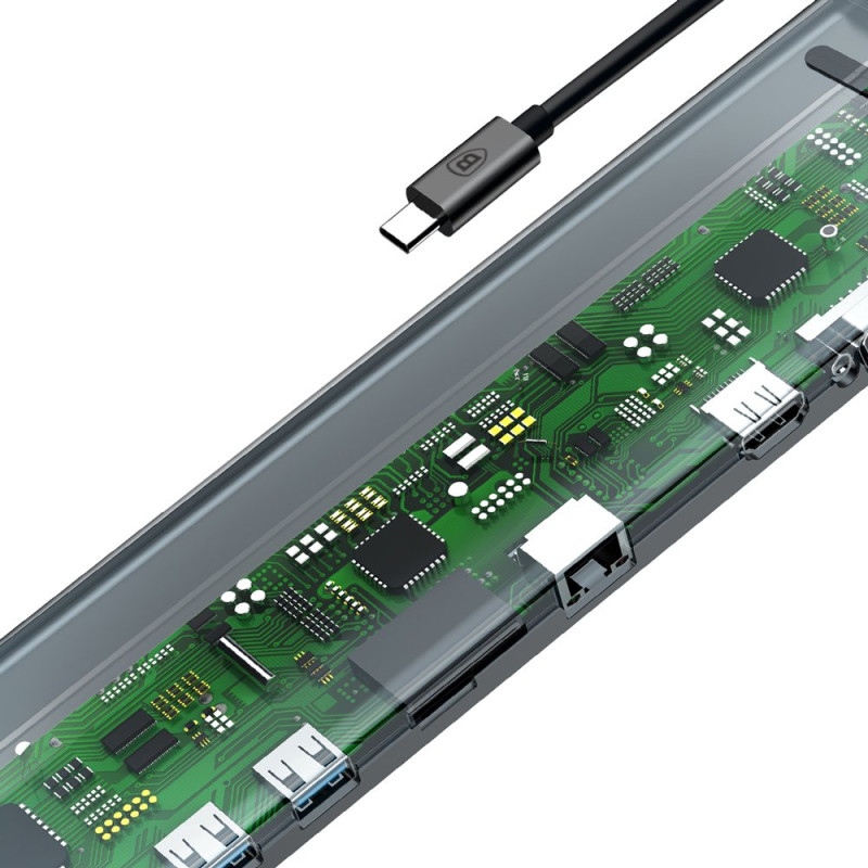 Prijungimo stotelė Apple MacBook HUB adapteriui 10in1