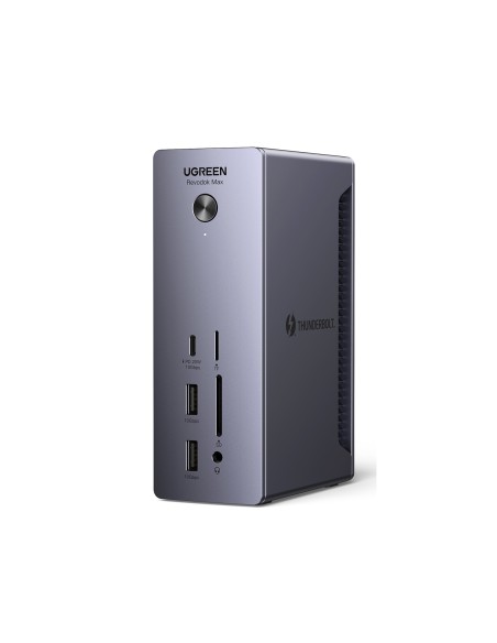 13in1 „Thunderbolt 4“ prijungimo stotis / USB-A / DP / RJ45 / SD TF skaitytuvas / USB-C / mini lizdas
 
13in1 „Thunderbolt 4“ prijungimo stotis / USB-A / DP / RJ45 / SD TF skaitytuvas / USB-C / mini lizdas