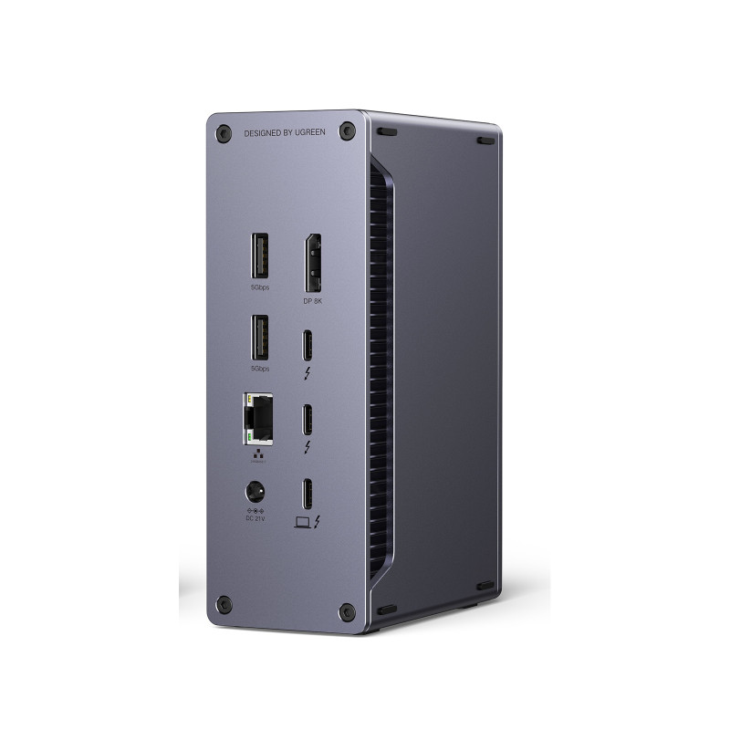 13in1 „Thunderbolt 4“ prijungimo stotis / USB-A / DP / RJ45 / SD TF skaitytuvas / USB-C / mini lizdas