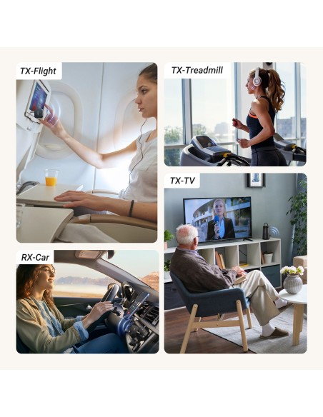 Bluetooth 5.2 TX RX garso imtuvas siųstuvas Mini lizdas USB-C RCA - juodas
 
Bluetooth 5.2 TX RX garso imtuvas siųstuvas Mini lizdas USB-C RCA - juodas