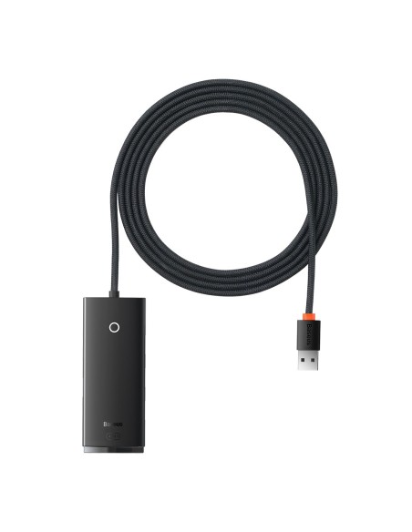 Lite serijos HUB 4 prievadų USB-A iki 4xUSB-A 3,0 2m juodas Lite serijos HUB 4 prievadų USB-A iki 4xUSB-A 3,0 2m juodas