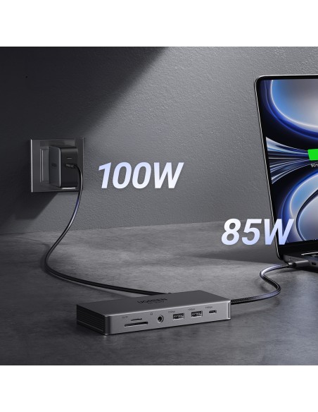 13in1 HUB adapteris USB-C - USB-A / USB-C / HDMI / DisplayPort / RJ45 / SD TF / AUX / USB-C PD - pilka
 
13in1 HUB adapteris USB-C - USB-A / USB-C / HDMI / DisplayPort / RJ45 / SD TF / AUX / USB-C PD - pilka