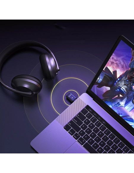 Garso adapterio siųstuvas Bluetooth 5.3 aptX USB-C – juodas
 
Garso adapterio siųstuvas Bluetooth 5.3 aptX USB-C – juodas