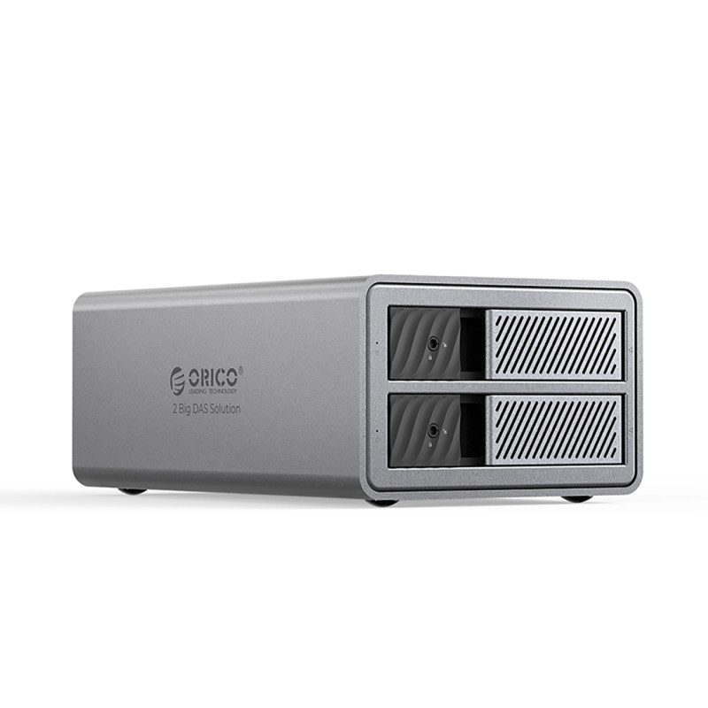 
9828RU3 diskų masyvas su RAID valdikliu, skirtas 2 x 2,5 colių / 3,5 colių SATA HDD / SSD – pilka
