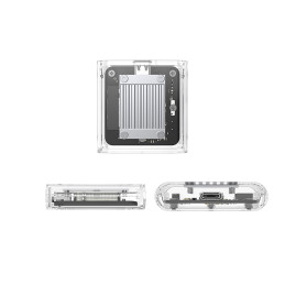 
TC20-M2-10G M.2 NVME USB-C disko dėklas – skaidrus
