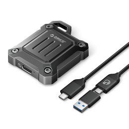 
XAM2 M.2 2230 USB-C taktinis sustiprintas disko skyrius – juodas
