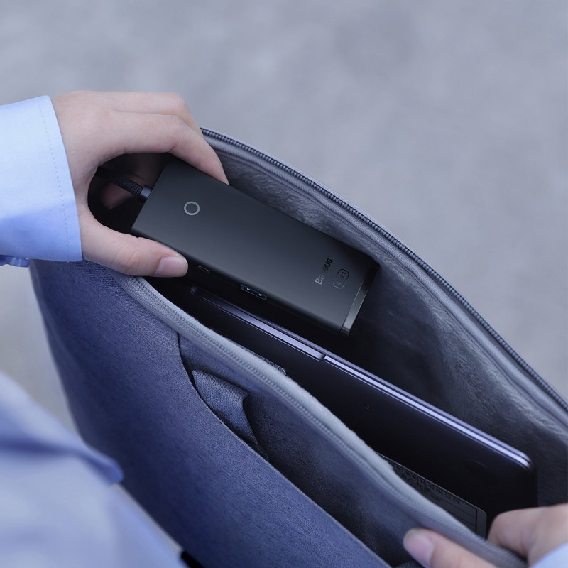 Lite serijos HUB 4 prievadų USB-A iki 4xUSB-A 3,0 2m juodas