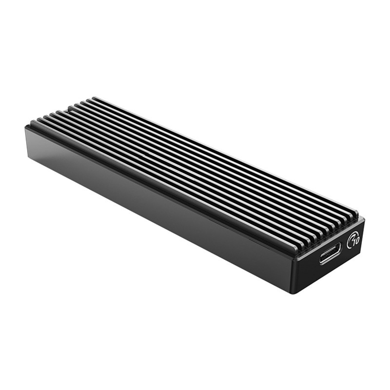 M2PV-C3 M.2 NVME USB-C 10Gb/ s disko dėklas – juodas