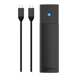 
PWM2 M.2 NGFF SATA USB-C 5Gb/ s disko dėklas – juodas

