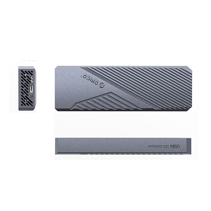 CNM2-G20 M.2 NVME USB-C 20Gb/ s disko dėklas – pilkas