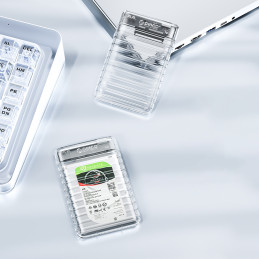 
2139U3-V1 2,5 colio HDD / SSD USB Micro-B 5Gb/ s disko dėklas – skaidrus
