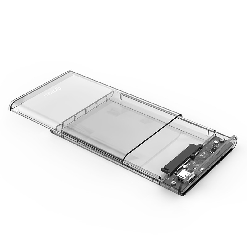 
2139C3 2,5 colio HDD / SSD USB-C 5Gb/ s korpusas – skaidrus
