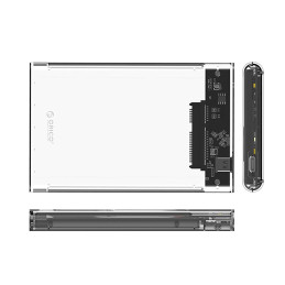 
2139C3 2,5 colio HDD / SSD USB-C 5Gb/ s korpusas – skaidrus
