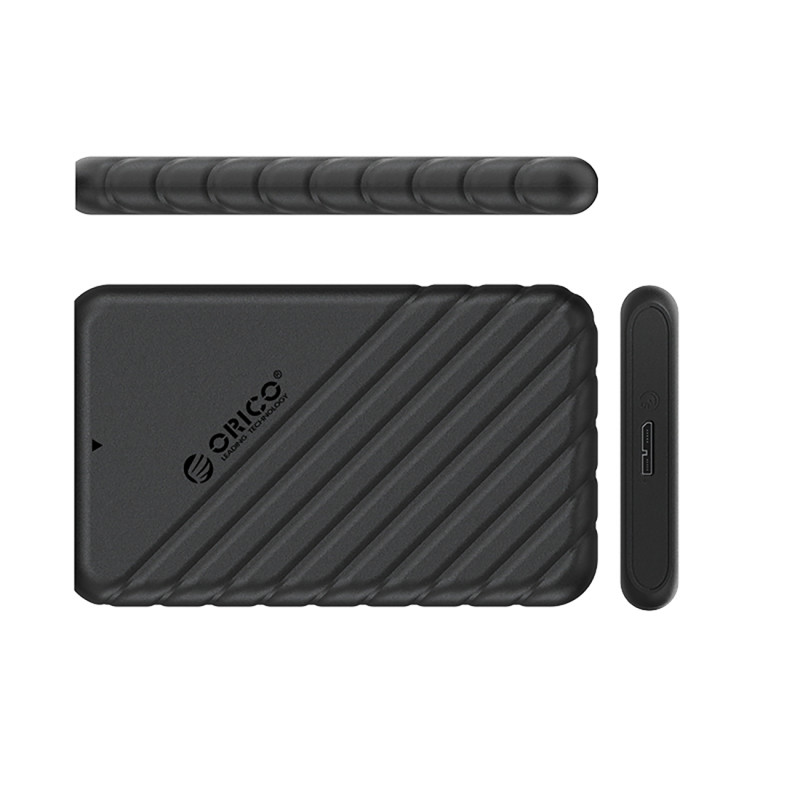 25PW1-U3 2,5 colio HDD / SSD USB Micro-B 5Gb/ s disko dėklas – juodas